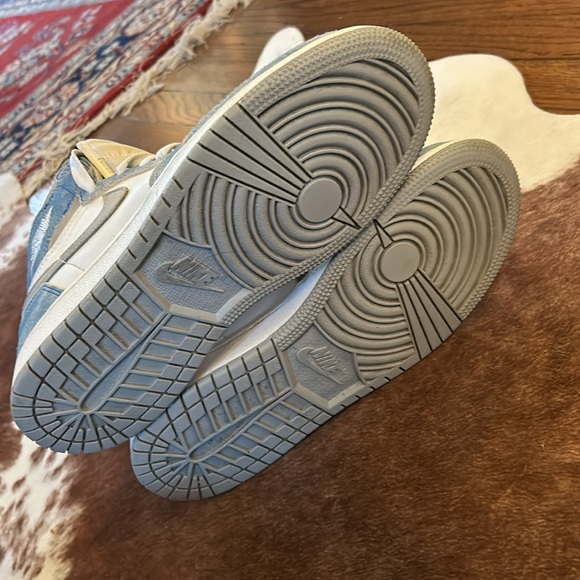 Jordan 1 Retro High Hyper Royal Smoke Grey - Size 7Y / Mens 7 / Womens 8.5 - Picture 7 of 9